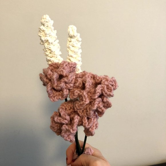 Crochet Flowers Bouquet - Pink and White - Picture 3 of 4